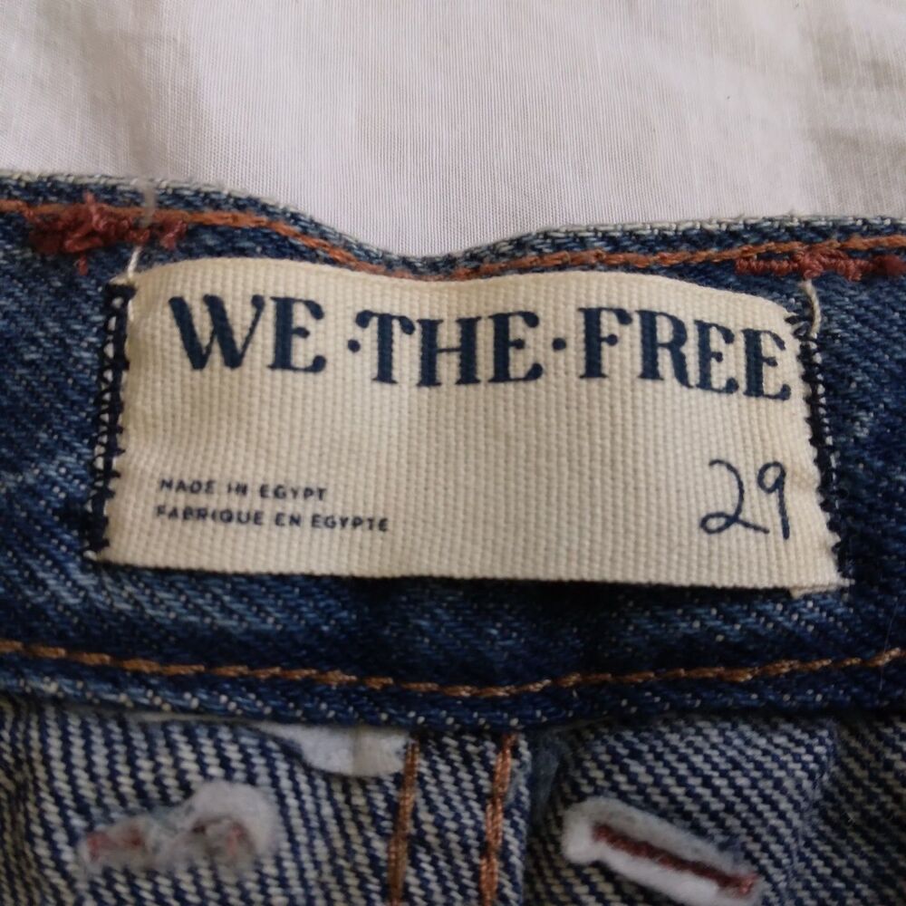 We The Free Now Or Never Denim Shorts Casual Festival Boho Women's Size 29 - Picture 4 of 10